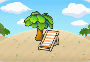 Hábitat Silla de playa a la sombra