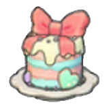 Tarta con lazo