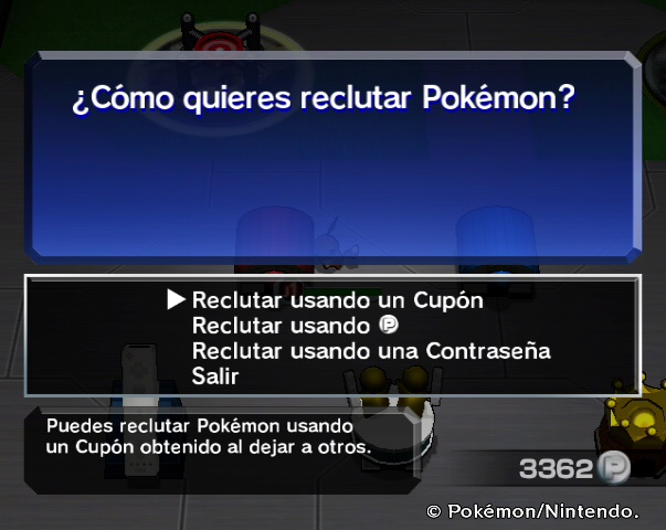 Tres formas de reclutamiento - Pokémon Rumble