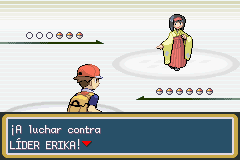 Pokémon Rojo Fuego  #09 - Erika, la lider de gimnasio de tipo planta 🍀 