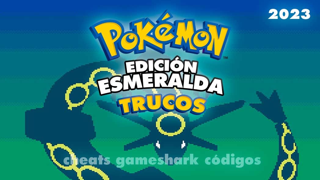 500 cheats Pokémon Emerald - TODOS os códigos