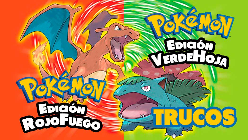 Trucos de Pokémon Rojo Fuego y Verde Hoja en español (Códigos Gamesharks) »  Trucos - Centro Pokémon