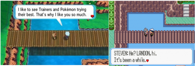 Encontrándose con Steven después de Fortree City y pelear con Keckleon