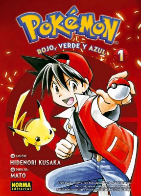 Pokemon Rojo Verde Y Azul Manga