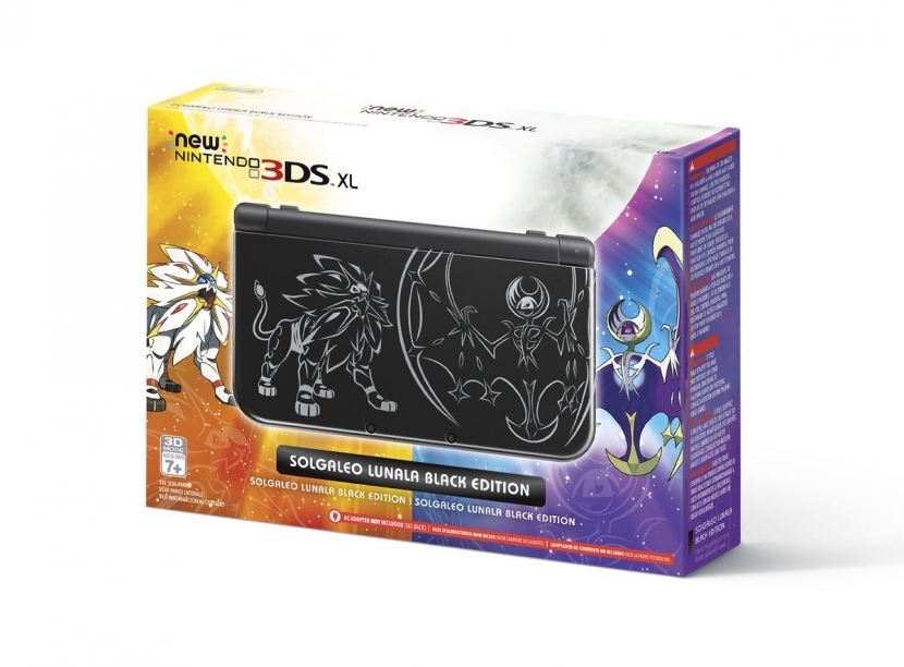 New Nintendo 3DS XL Solgaleo Lunala Black