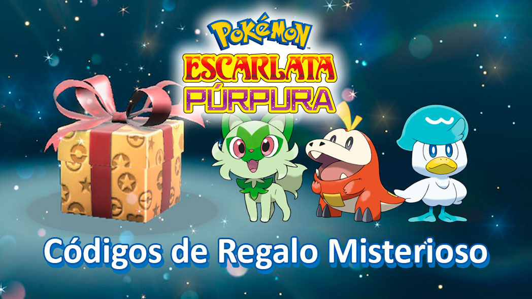 Codigos Regalo Misterioso Pokemon Escarlata Purpura Septiembre 2024