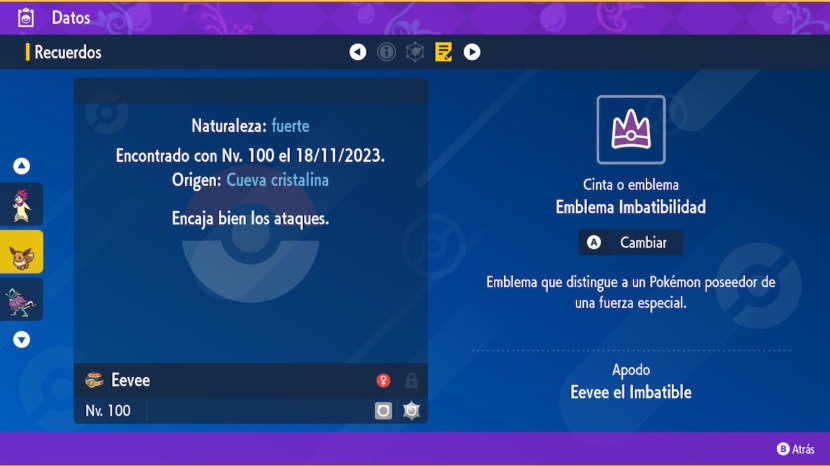 Eevee Imbatible Datos Pokemon Escarlata Purpura 03