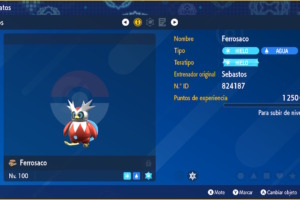 Teraincursion Ferrosaco 7 Estrellas Pokemon Escarlata Purpura 05