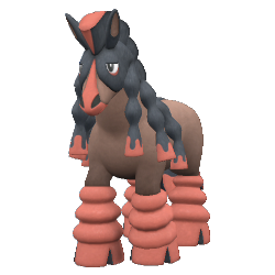 750 Mudsdale Pokemon Escarlata Purpura