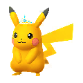 025 Pikachu Corona Malaquita Shiny Pokemon Go