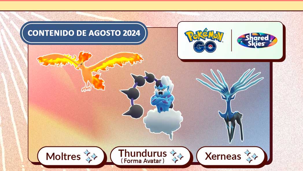 Contenido Agosto 2024 Pokemon Go