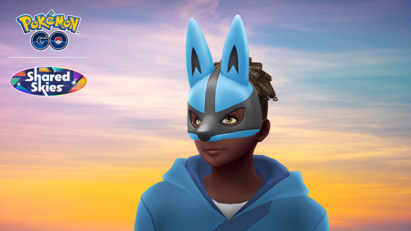 Objeto Avatar Mascara Lucario Pokemon Go