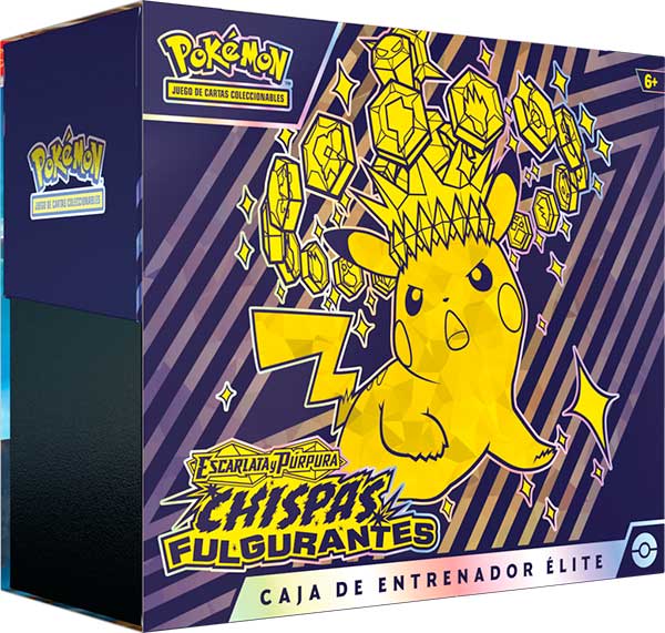 Pokemon TCG Escarlata Purpura Chispas Fulgurantes Surging Sparks Elite Trainer Box ES