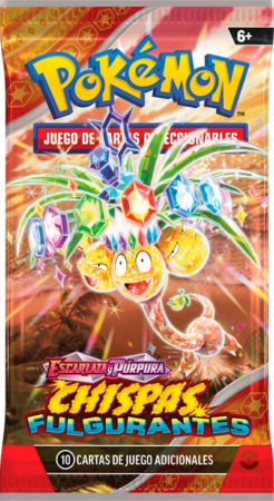 Pokemon TCG Escarlata Purpura—Chispas Fulgurantes Surging Sparks Booster Wrap Alolan Exeggutor ES