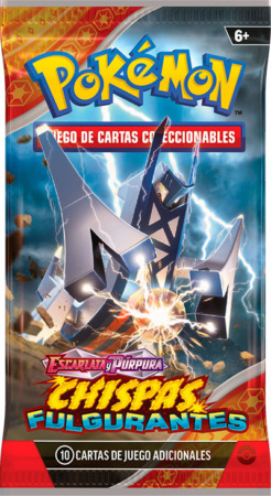 Pokemon TCG Escarlata Purpura—Chispas Fulgurantes Surging Sparks Booster Wrap Archaludon ES