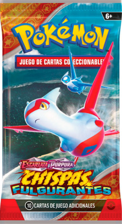 Pokemon TCG Escarlata Purpura—Chispas Fulgurantes Surging Sparks Booster Wrap Latias ES