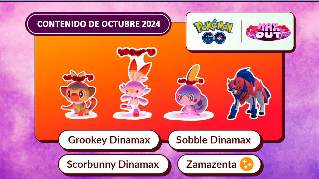 Contenido Octubre 2024 Pokemon Go