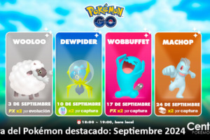 Hora Destacada Pokemon Go Septiembre 2024