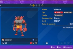 Incineroar Imbatible Pokemon Escarlata Purpura 03