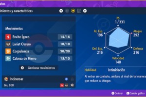 Incineroar Imbatible Pokemon Escarlata Purpura 04