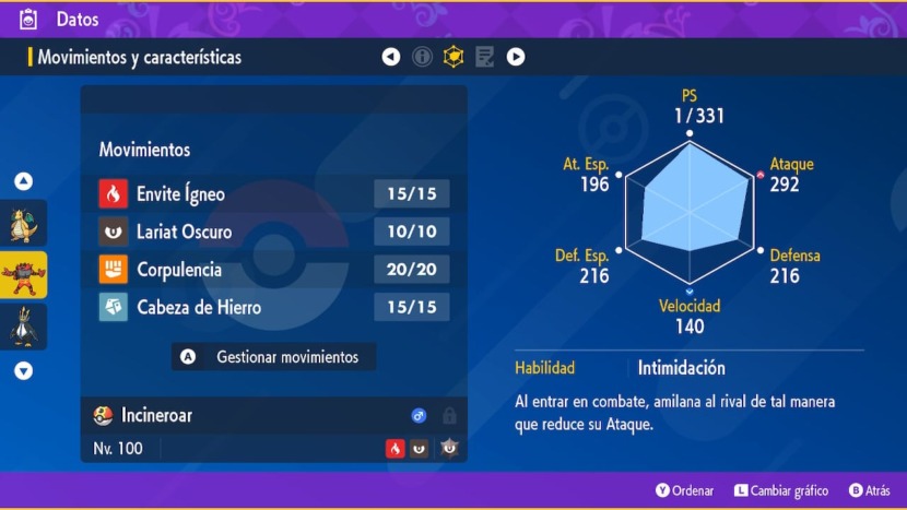 Incineroar Imbatible Pokemon Escarlata Purpura 04