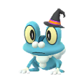 656 Froakie Con Disfraz De Halloween Pokemon Go