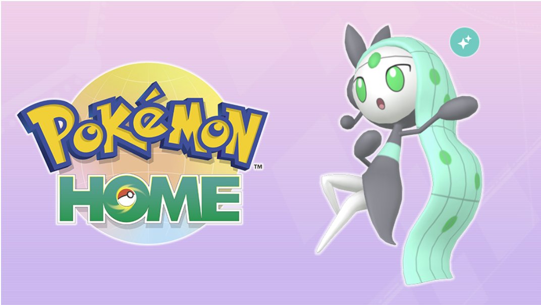 Pokémon HOME regala Meloetta Shiny para todos los jugadores que cumplan este requisito • Centro Pokémon