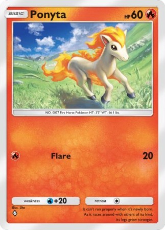 Genes Formidables Ponyta Pokemon Tcgp