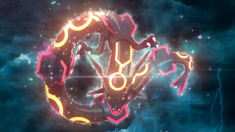 Rayquaza Shiny Anime Pokemon