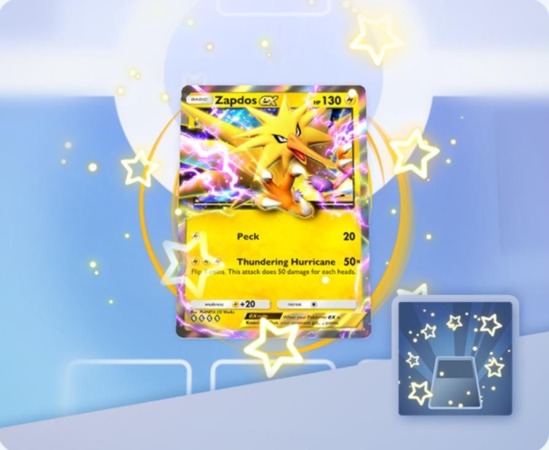 Efectos Visuales Estrellas Amarillas Zapdos Ex Pokemon Tcg Pocket