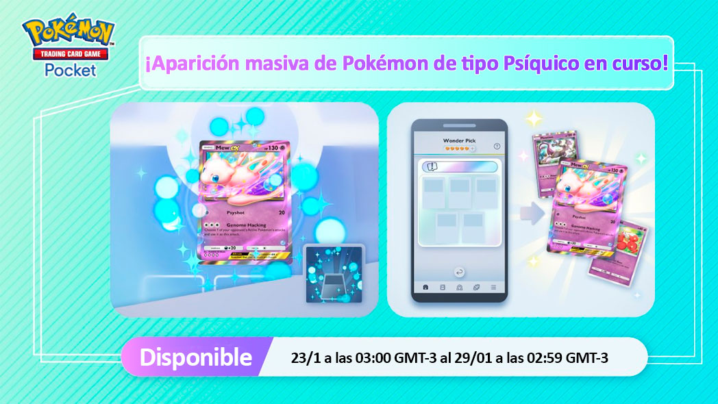 Evento Aparicion Masiva Pokemon Tipo Psiquico Pokemon Tcg Pocket