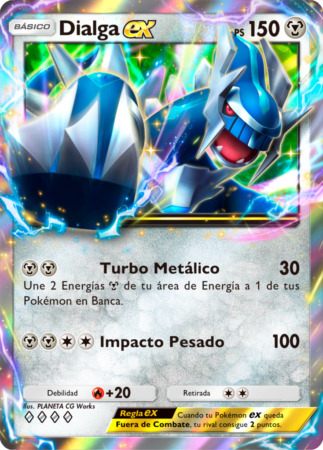 Pokemon Tcg Pocket Pugna Espaciotemporal Dialga EX ES