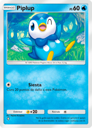 Pokemon Tcg Pocket Pugna Espaciotemporal Piplup ES