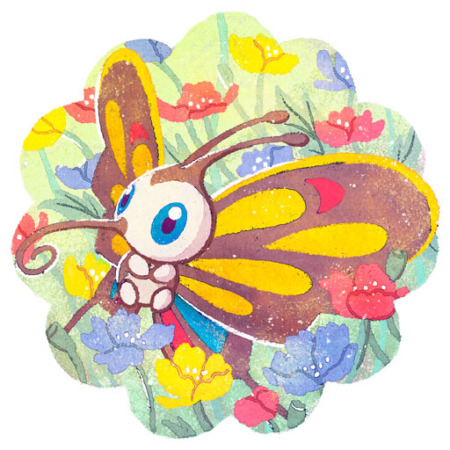 Beautifly Pegatina Pokemon Go