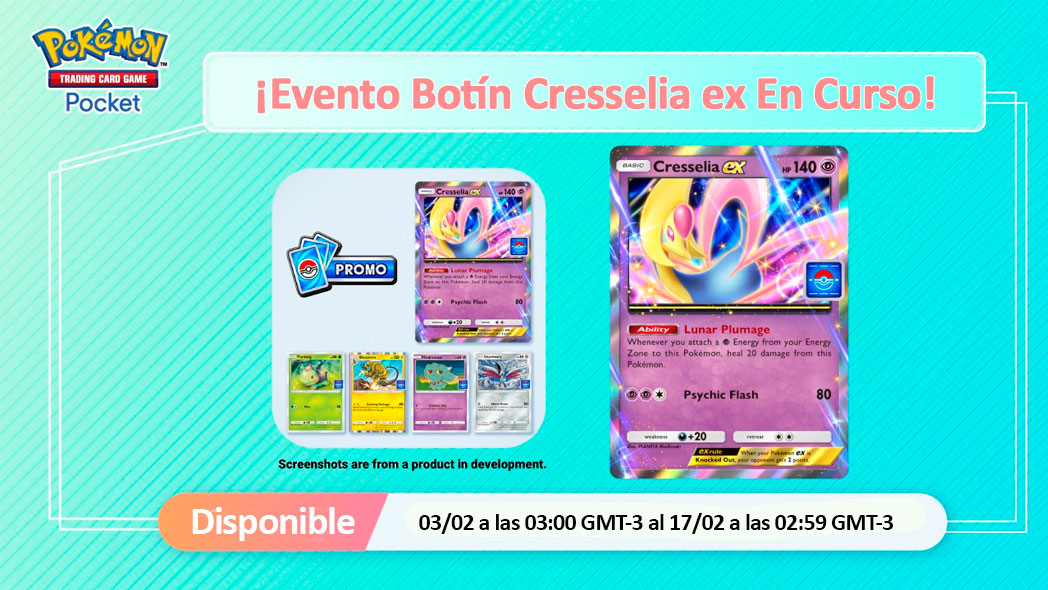 Evento Botin Cresselia Ex Pokemon Tcg Pocket