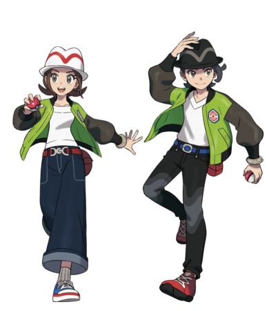 Protagonistas Artworks Leyendas Pokemon Za