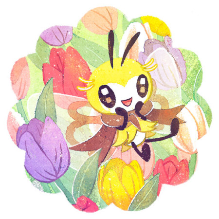 Ribombee Pegatina Pokemon Go