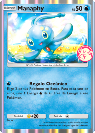 Carta Promo A 48 Manaphy Pokemon Tcg Pocket